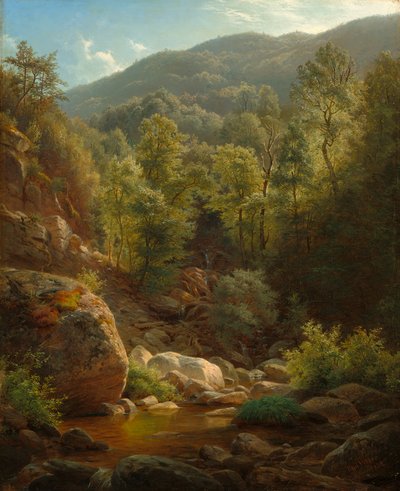 Scène dans les Catskills, 1858 - Paul Weber